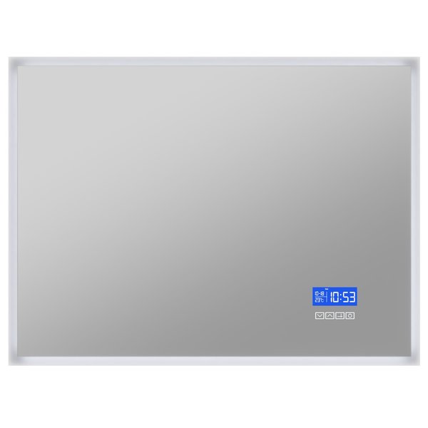 Anzzi 24in x 31in LED Front/Back Light Magnifying Bathroom Mirror With Defogger BA-LMDFX012AL